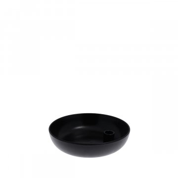 Storefactory LIDATORP Kerzenhalter klein S 16 cm schwarz glänzend